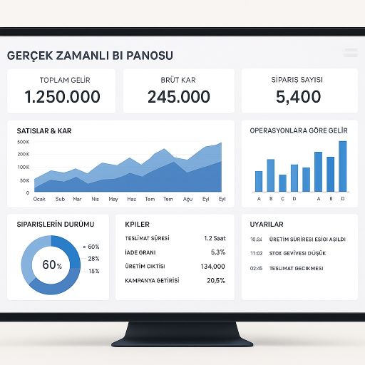 Gerçek zamanlı BI panoları