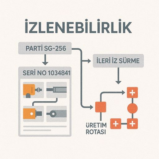 İzlenebilirlik akış şeması